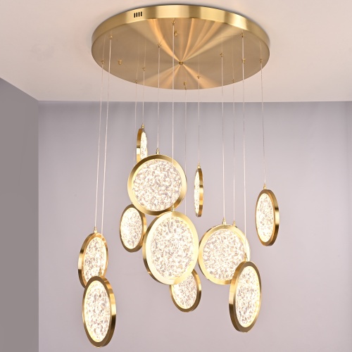 Дизайнерская подвесная люстра ЛУНА lighting collection D70 192915-26