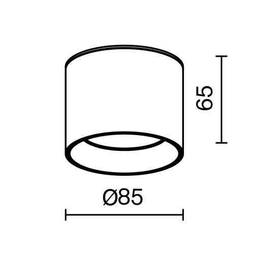 Потолочный светильник Technical C096CL-GX53-B