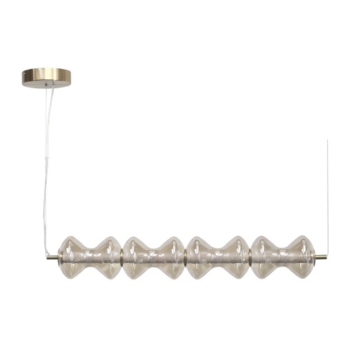SL6136.223.01 Светильник подвесной ST-Luce золото/коньячный LED 1*22W 3000K СПАЙН