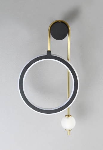 Бра Crystal Lux CORIDA AP25W LED BLACK/GOLD