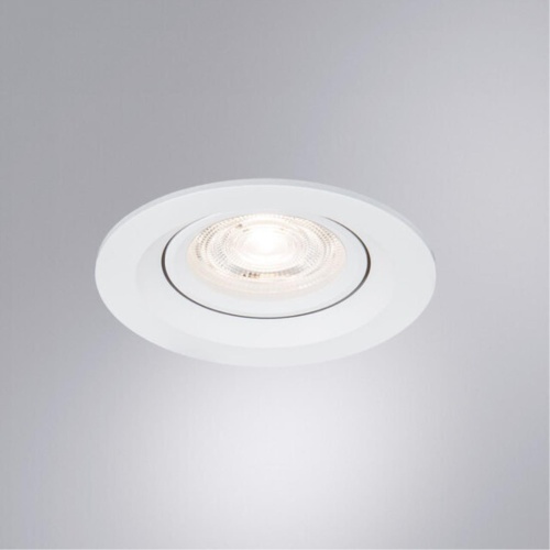 Точечный встраиваемый светильник Arte lamp A2862PL-1WH Светильник потолочный встраиваемый MIRA для MR16 Ø95x27мм белый IP20 монтаж Ø70мм