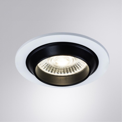 Точечный встраиваемый светильник Arte lamp A3318PL-1WH Светильник потолочный встраиваемый светодиодный UVA Ø85x35мм IP20 монтаж Ø75мм 7Вт 950Лм 4000К 90+ 36°