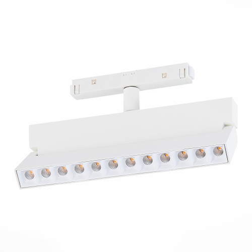ST362.536.12 Магнитный трековый светильник белый LED 1*12W 3000K 1 009Lm Ra>80 36° IP20 L219xW22xH13 СКАЙЛАЙН 48V