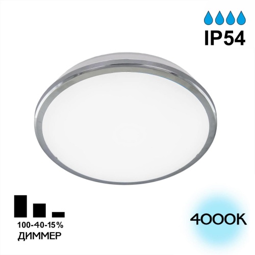 CL702161N Луна Хром LED Св-к Наст.-Потол