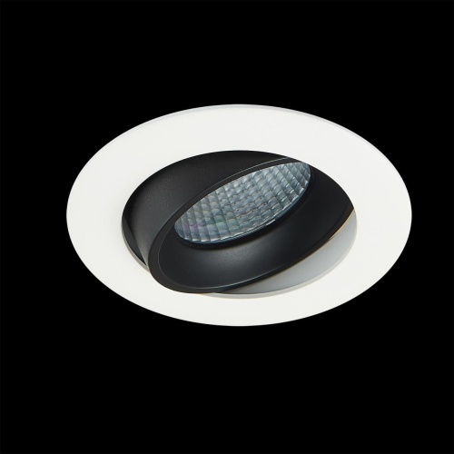 CLD001NW4 Альфа Бел+Черный Св-к Встр. LED 7W*3500K
