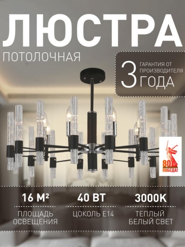 Потолочная люстра 2490-8P