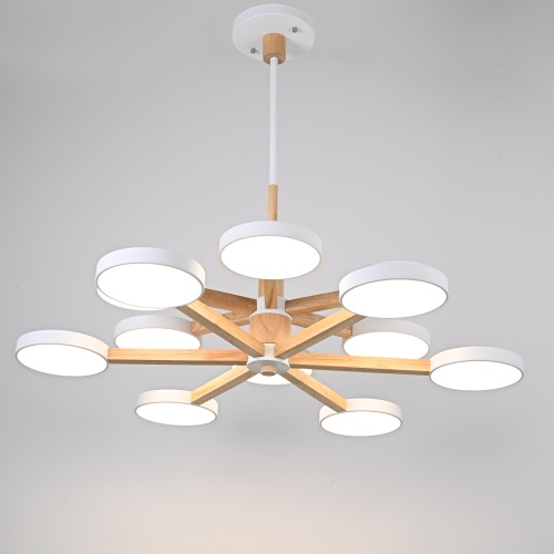 Люстра на штанге TURNA DBL L12 White 229080-26