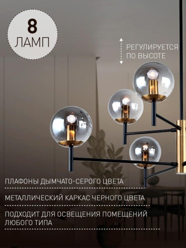 Потолочная люстра 3088-8P