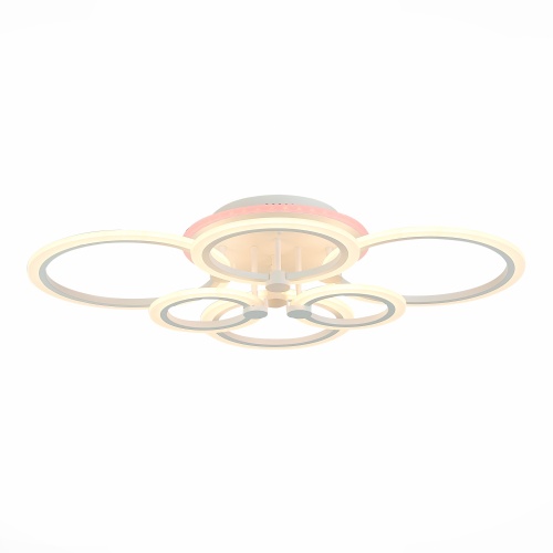 SLE500552-06RGB Светильник потолочный Белый/Белый LED 1*132W RGB 8W 3000-6000K ЦЕРИНА