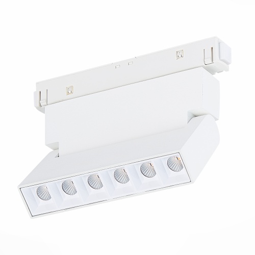 ST364.546.06 Магнитный трековый светильник белый LED 1*6W 4000K 532Lm Ra>80 36° IP20 L120xW22xH108 4 СКАЙЛАЙН 48V
