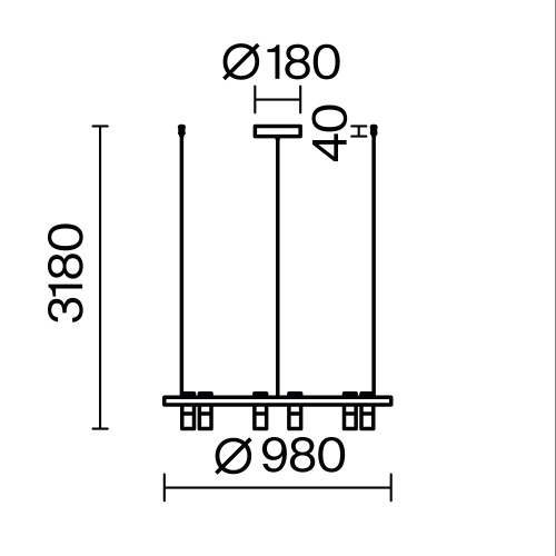 Подвесной светильник Maytoni MOD102PL-L42BK