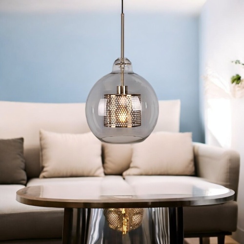 Подвесной светильник CATCH F pear brass D30 186712-26