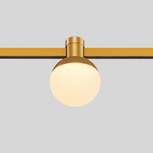 ST815.206.05 Магнитный трековый светильник FARM Золотистый LED 1*5W 3000K 213Lm 120 IP20 D75xH10 ФАРМ
