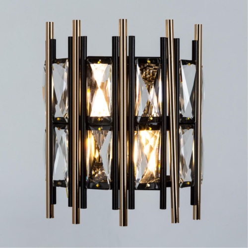 Бра Arte lamp A1043AP-2BK СВЕТИЛЬНИК НАСТЕННЫЙ