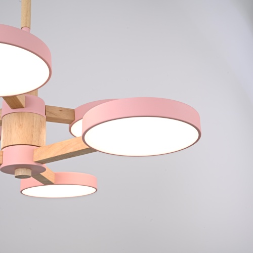 Люстра на штанге TURNA DBL L6 Pink 229081-26