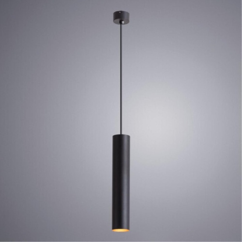 Подвесной светильник Arte lamp A1530SP-1BK Светильник подвесной TORRE для MR16 Ø56x300мм черный IP20