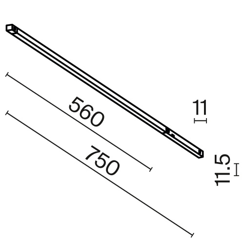 Трековый светильник Technical TR240-4-12WTW-DSZ-B