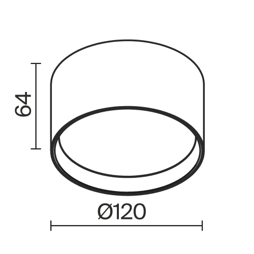 Потолочный светильник Technical C091CL-12W4K-W
