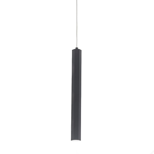 ST614.413.06 Светильник подвесной ST-Luce Черный/Черный LED 1*6W 4000K 330Lm 36° D32xH2200 Подвесные светильники
