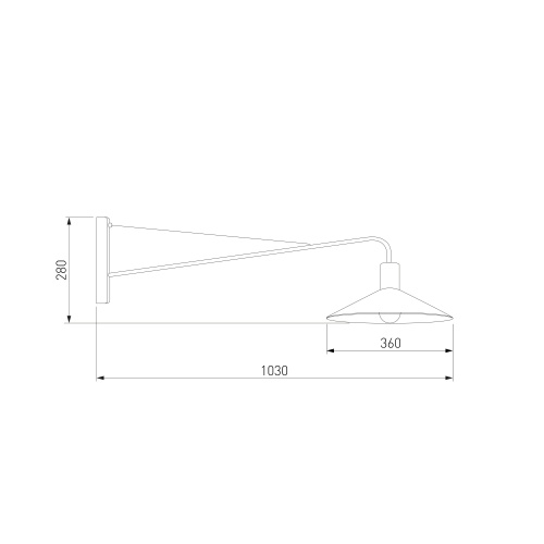 Настенный светильник TK Lighting 10437 Jump