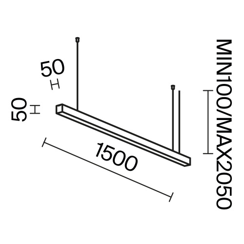 Линейный светильник Technical LL312021