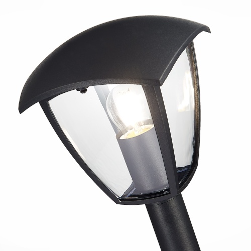 SL081.405.01 Светильник уличный наземный ST-Luce Черный/Черный, Прозрачный E27 1*40W СИВИНО