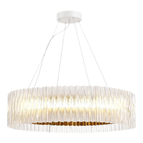 SL6012.213.01 Светильник подвесной ST-Luce Золотистый/Прозрачный LED 1*87W 3000K НАЗАРЕ
