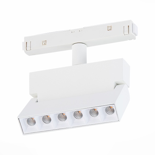 ST362.536.06 Магнитный трековый светильник белый LED 1*6W 3000K 532Lm Ra>80 36° IP20 L120xW22xH134 4 СКАЙЛАЙН 48V