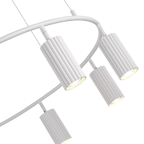 SL1213.503.08 Светильник подвесной ST-Luce Белый/Белый GU10 8*5W 4000K КЕНДО