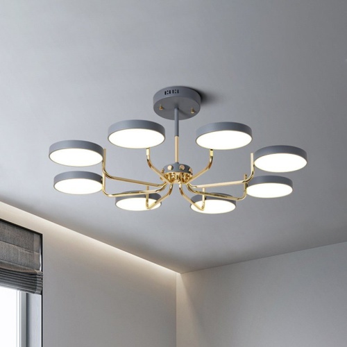 Люстра на штанге TAVIS D78 Gray 229001-26