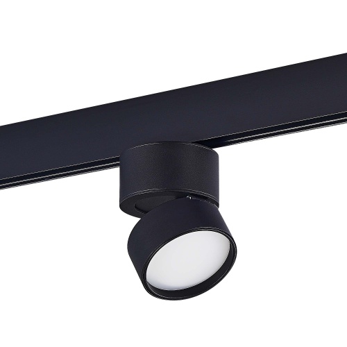 ST809.446.09 Магнитный трековый светильник Черный LED 1*9W 4000K 600Lm Ra>90 120° IP20 D85xH126 48V СКАЙЛАЙН 48V