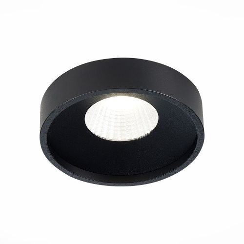 ST751.438.10 Св-к встр. Черный LED 1*10W 3000K 750Lm Ra>90 38° IP20 D100xH75 170-240V Встраиваемые светильники
