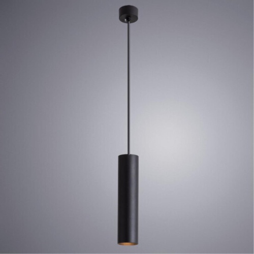 Подвесной светильник Arte lamp A1524SP-1BK Светильник подвесной SIRIUS для MR16 Ø56x240мм черный IP20