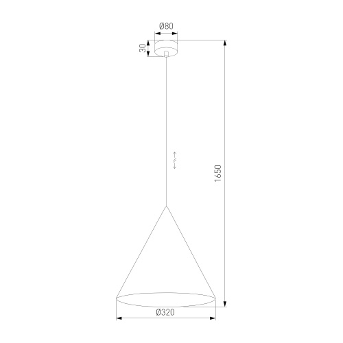 Подвесной светильник TK Lighting 10056 Cono