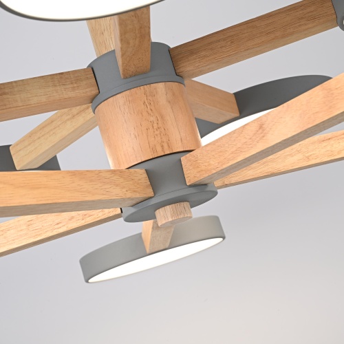 Люстра на штанге TURNA DBL L10 Gray 229088-26