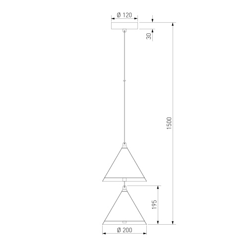 Бежевый Eurosvet 604052 LED/ подвесной светильник