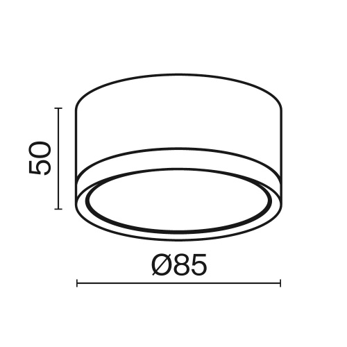 Потолочный светильник Technical C086CL-GX53-SRD-WB