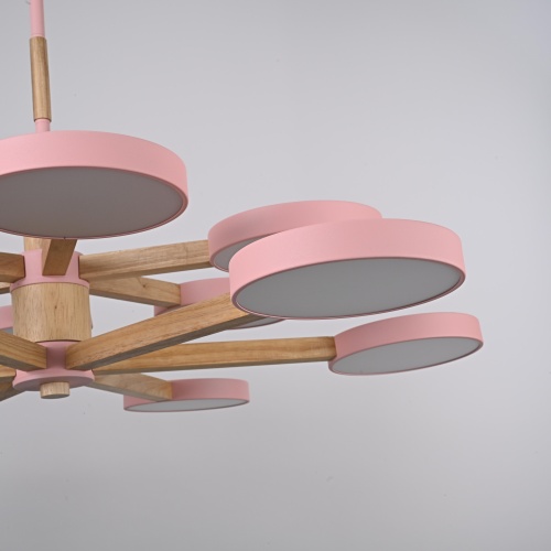 Люстра на штанге TURNA DBL L12 Pink 229083-26