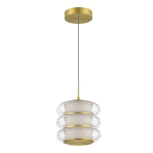 SL6239.203.03 Светильник подвесной ST-Luce золото/прозрачный LED 1*16W 3000K ФРИТЕЛЛА