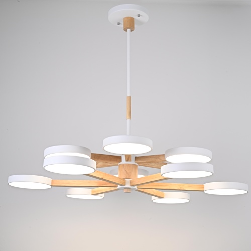Люстра на штанге TURNA DBL L12 White 229080-26