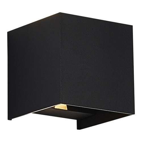 SL9513.401.01 Светильник уличный настенный ST-Luce черный/черный LED 1*10W 2700K БРИК