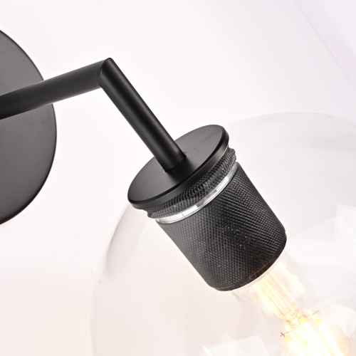 Бра RH Utilitaire Globe Shade Single Sconce Black 123275-22