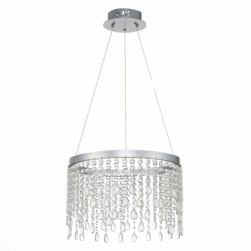 SL6201.103.24 Люстра подвесная ST-Luce Серебристый/Прозрачный LED 1*24W 3000K/4000K/6000K ВЕГА