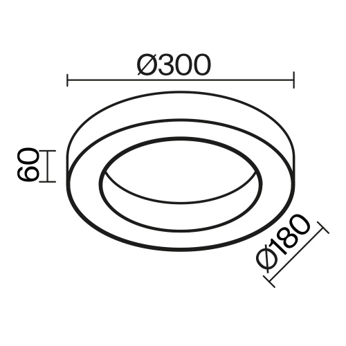 Потолочный светильник Technical C093CL-24W4K-W