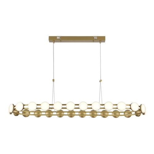 SL6610.203.26 Светильник подвесной ST-Luce золотистый/белый LED 1*50W 4000K МОНРО
