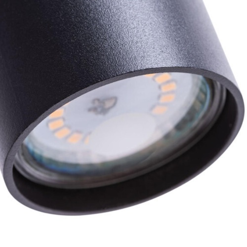 Подвесной светильник Arte lamp A1516SP-1BK Светильник подвесной CANOPUS для MR16 Ø56x10мм черный IP20