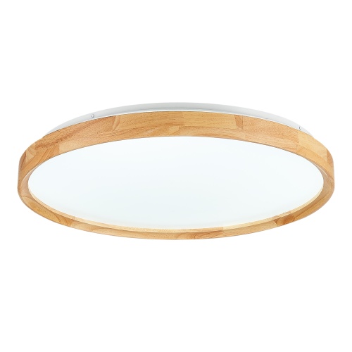 SLE201382-01 Светильник потолочный Светлое дерево/Белый LED 1*40W 3000K/4000K/6000K ДЕЛИА