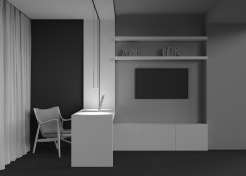 Трековый подвесной светильник Technical TR191-1-3W4K-M-BW