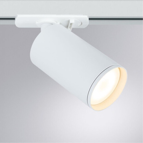 Трековый светильник Arte lamp A1519PL-1WH Светильник трековый однофазный FLAME Ø52x123мм белый IP20