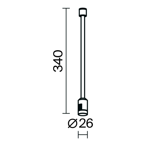Комплектующие для трековой системы Technical TRA200C-L350-11B